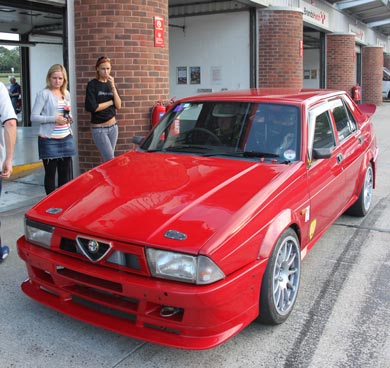 Alfa Romeo GTV6 at Brands Hatch Track Day